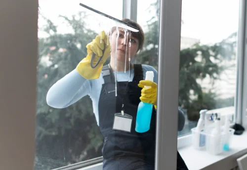 Nettoyage de vitres intérieures et extérieures à Saint-Germain-de-Livet